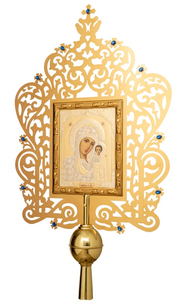 Икона запрестольная №7 с декоративной рамкой