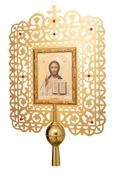 Ікона запрестольна №11 з декоративною рамкою