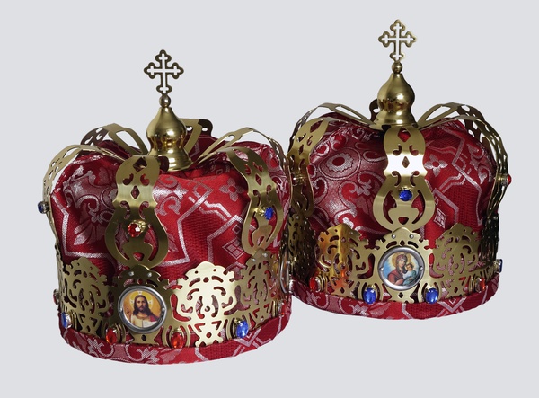 Корони вінчальні лак No1