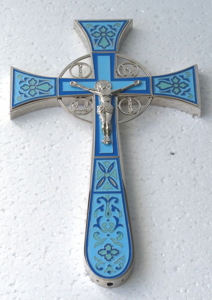 Крест напрестольный мальтийский №1 эмаль