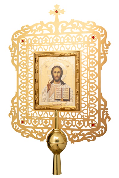 Икона запрестольная №6 с декоративной рамкой