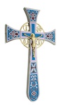 Крест напрестольный мальтийський №1 эмаль золочение