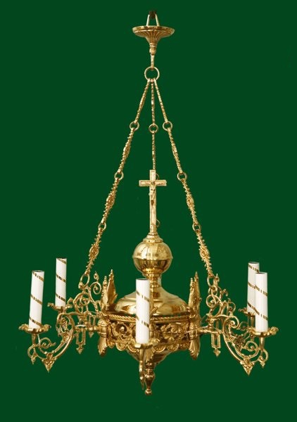 Світильник церковний Панікадило 1 ярус, 6 св.