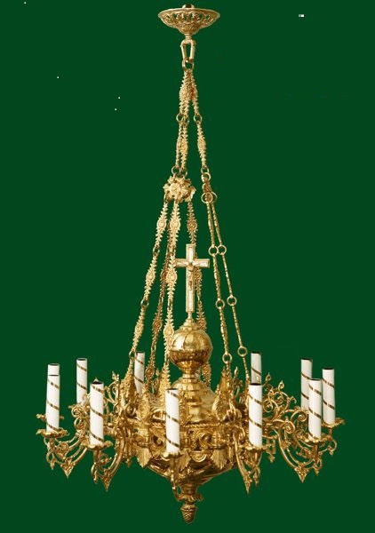 Світильник церковний, Панікадило 1 ярус, 12 св.